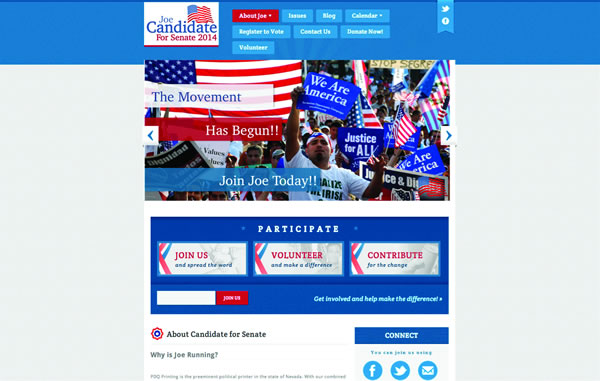 Frontrunner Website Screenshot